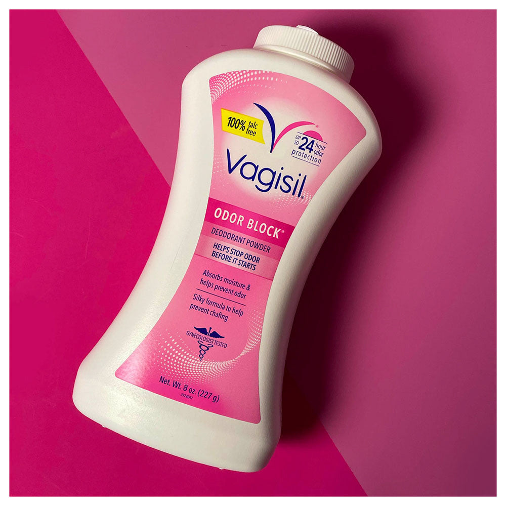 Vagisil Deodorant Powder With Odor Block Protection, 8 Oz